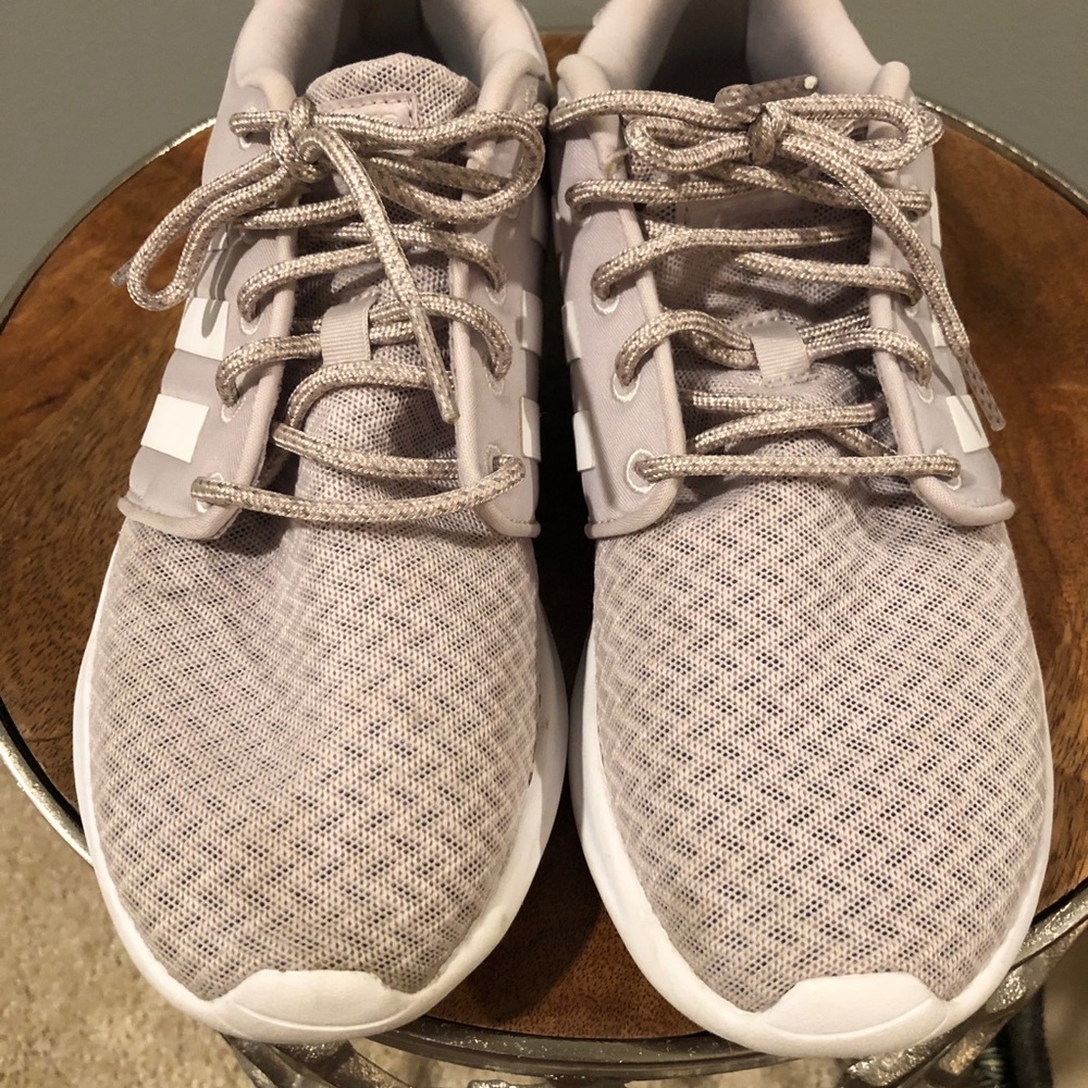Adidas Light Purple Cloud/Memory Foam Gym Shoes - Picture 7 of 8